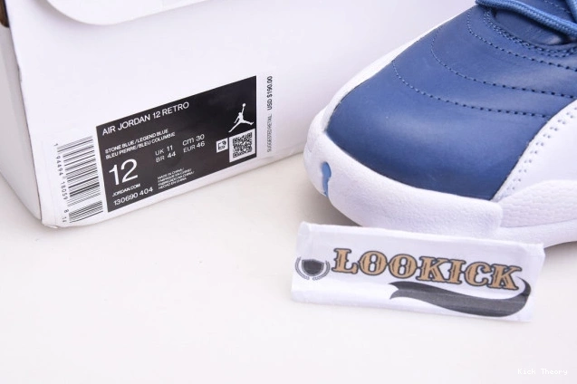 Kicktheory Stone Blue Air 130690-404 Jordan 12 Retro 0818